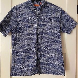 Tori Richard Mens Button Up Short Sleeve Shirt